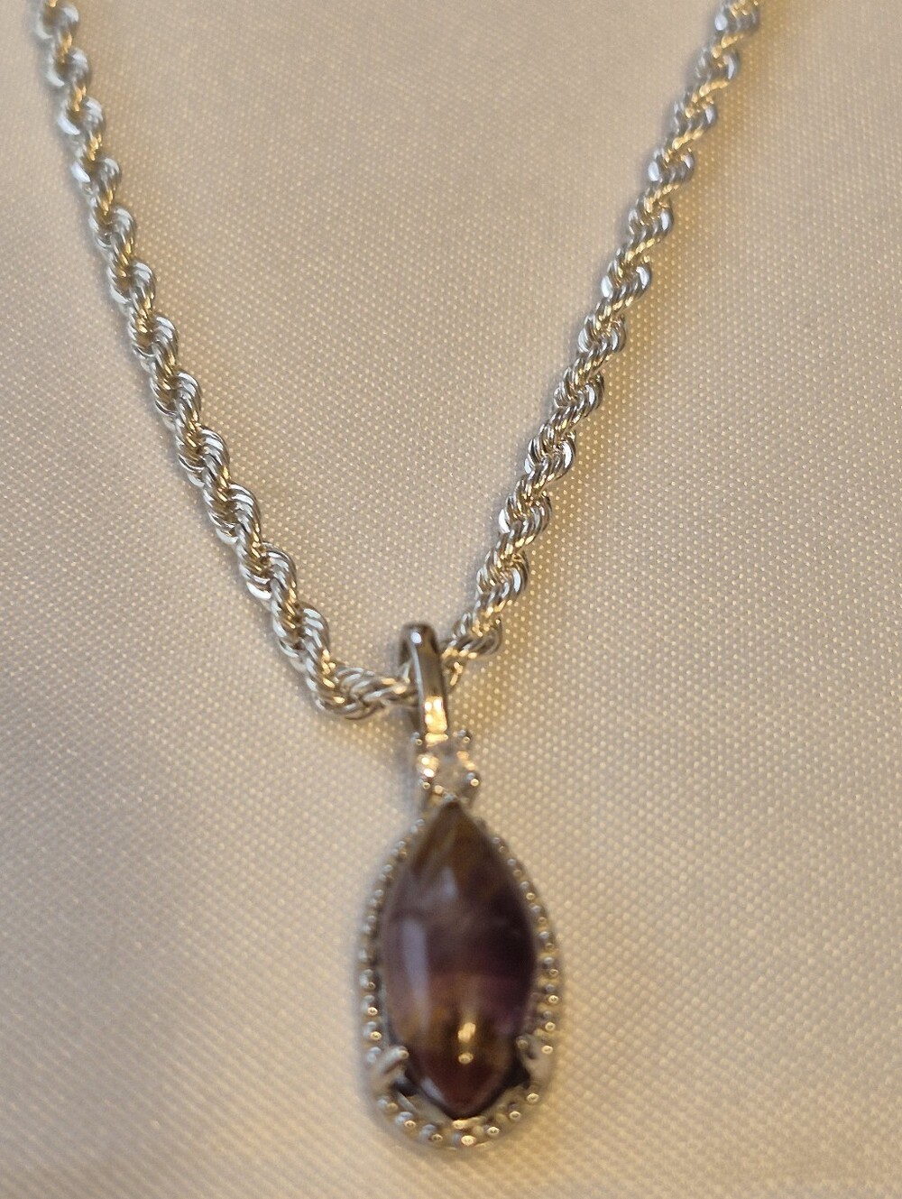 Auralite Tear Drop Necklace